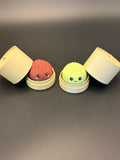 Dumpling Fidget Clicker mit Tastaturschalter – Kawaii Baozi, 3D-Druck